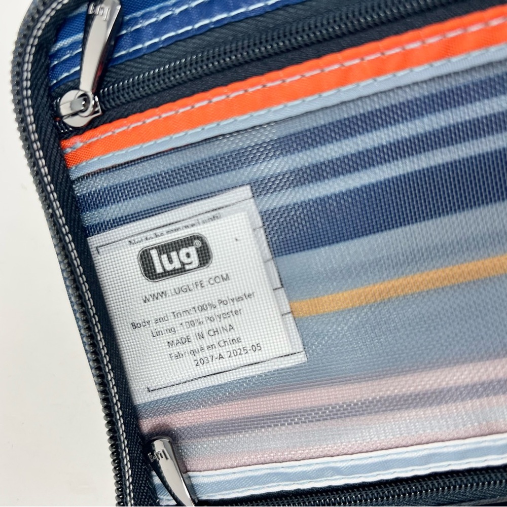 Lug Legacy Collection Tango Travel RFID Wallet Brushed Indigo Blue Vacation - Picture 6 of 9